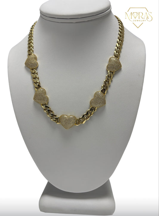 NECKLACE HEARTS DESIGN-10