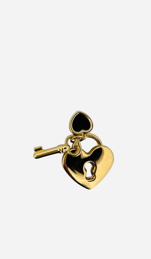 CHARM BLACK HEART SMALL-CH102510006