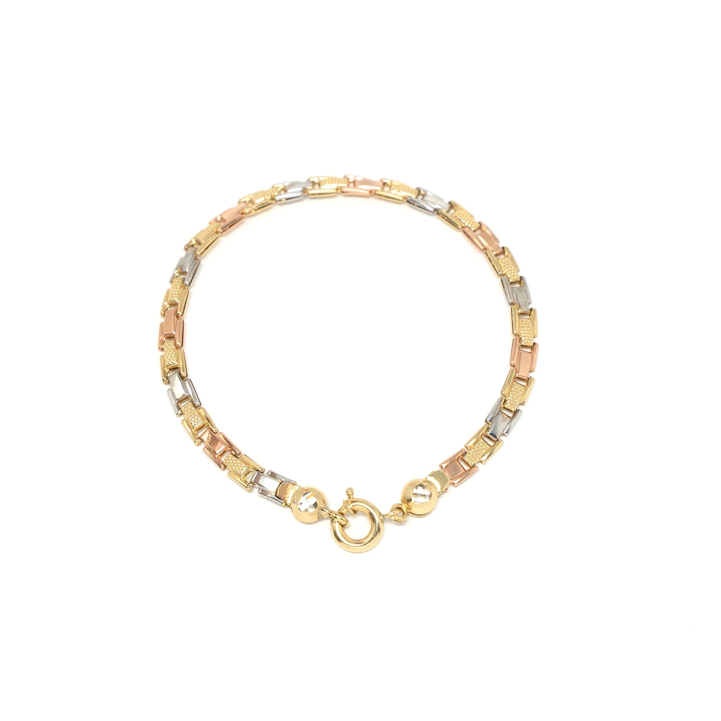 BRACELET THREE GOLD-BRDS072510001