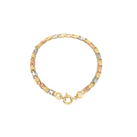 BRACELET THREE GOLD-BRDS072510001