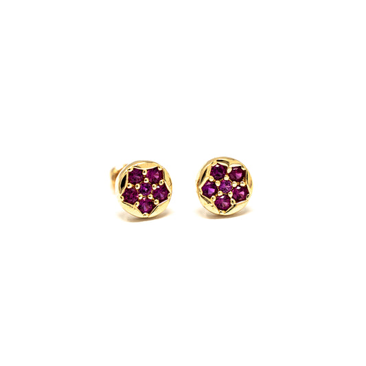 EARRINGS FUCHSIA-E072514011