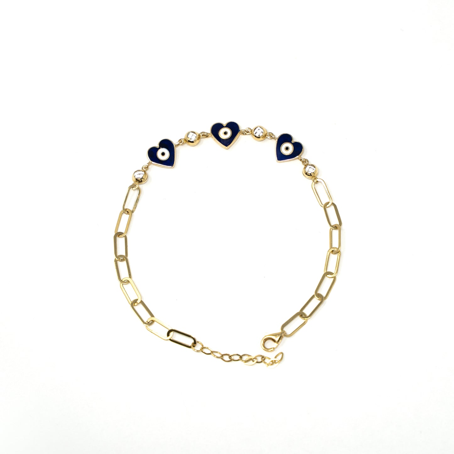 BRACELET BLUE HEART-BRDS072514003
